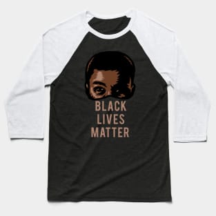 black lives matter isolated Baseball T-Shirt